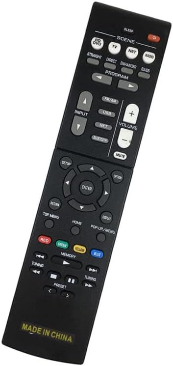 Replacement Remote Control Replace for TV/Audio/Projector for Yamaha TSR-5810 TSR-5830 HTR-4069 A/V AV Receiver