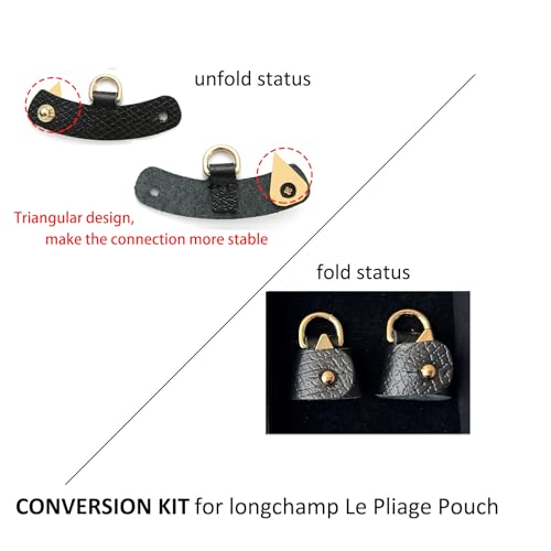 Image of Crossbody Strap Compatible for Longchamp LP Xtra XS Pouch, Conversion Kit,GOLD Hardware