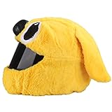 Uchoose Motorcycle Helmet Covers Are Suitable For Most Full Face Helmets, Cross Section Helmets, Christmas Hats, Fun Riding Gear And Gifts (Yellow dog)