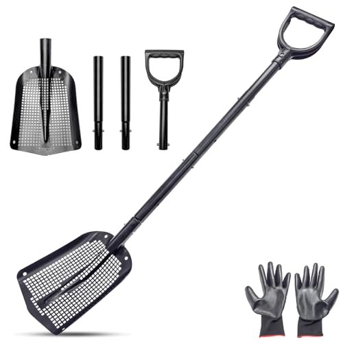 GDGJWL 4-Section Adjustable Sand Sifter Shovel - 47.7