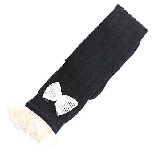 Image of Linkshare Women's Crochet Bow Long Socks
