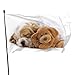 Tcerlcir Drapeau de Jardin Chiot endormi avec poupée Durable Maison Drapeau de Cour décoration de Maison célébration saisonnière Maison Jardin Drapeau bannière 90 x 150 cm