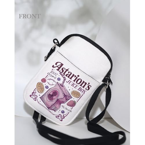 MAOFAED Funny Dark Humor Crossbody Bag, Video Game Inspired Gift, Gaming Theme Shoulder Bag for Game Enthusiast(juice box)3