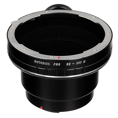 Fotodiox Pro Lens Mount Adapter - Hasselblad V-Mount SLR Lens to Canon EOS M (EF-M Mount) Mirrorless Camera Body