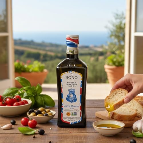 Aceite de oliva extra virgen BONO Sicilian 500 mL miniatura 3