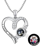 Amazon.com: LONAGO I Love You in 100 Languages Necklace Projection