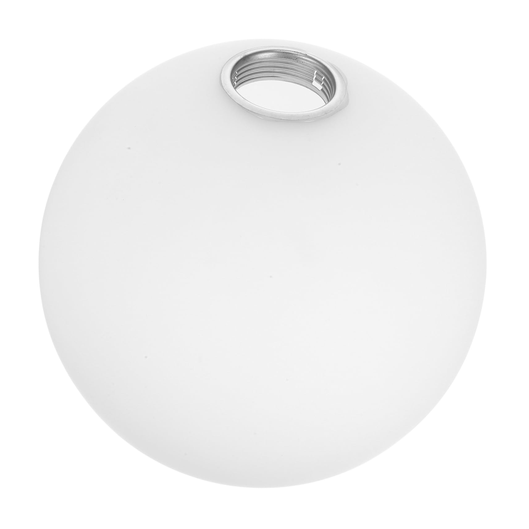 Runder Lampenschirm aus Glas, Matte Weiße Kugelabdeckung