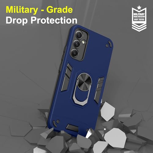 Image of amazon basics Basic Case for Samsung Galaxy A05s 4G (Polycarbonate, Thermoplastic Polyurethane Blue)