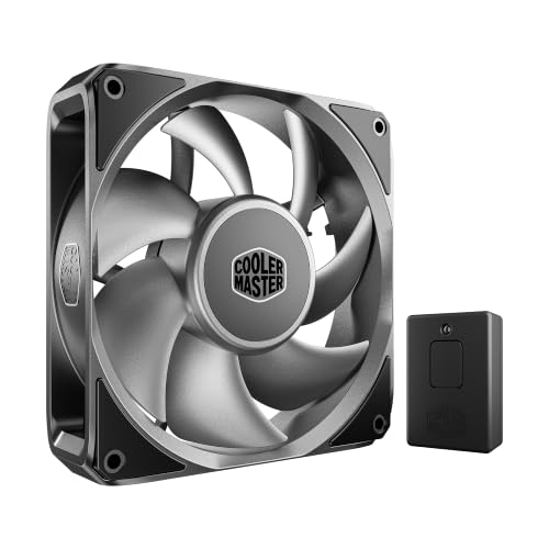 Image of Cooler Master MasterFan A120 FC Case Fan, High Air Pressure, Aluminum Blade