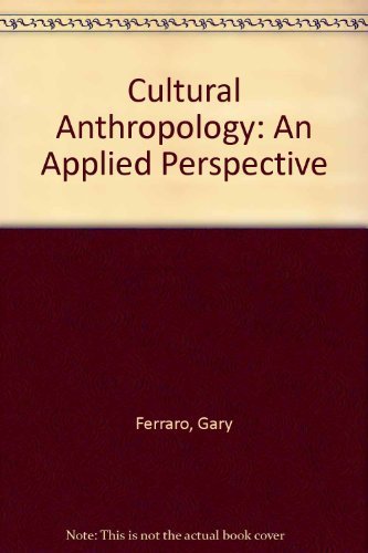 Acp Cultural Anthropology:an Applied Perspectiv... 0495447153 Book Cover
