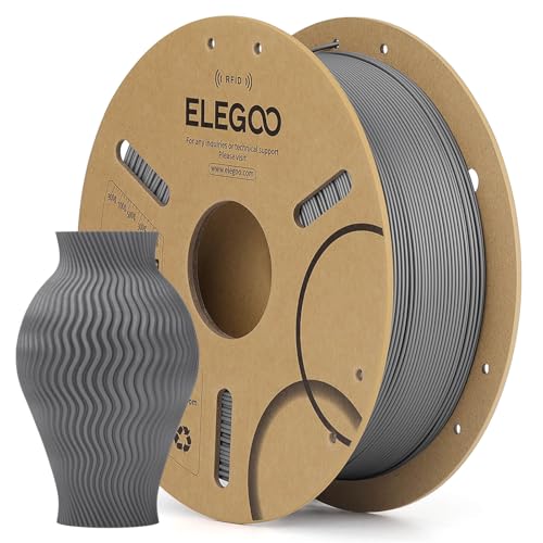 Image of ELEGOO RFID PLA 3D Printer Filament 1.75mm Space Gray 1KG