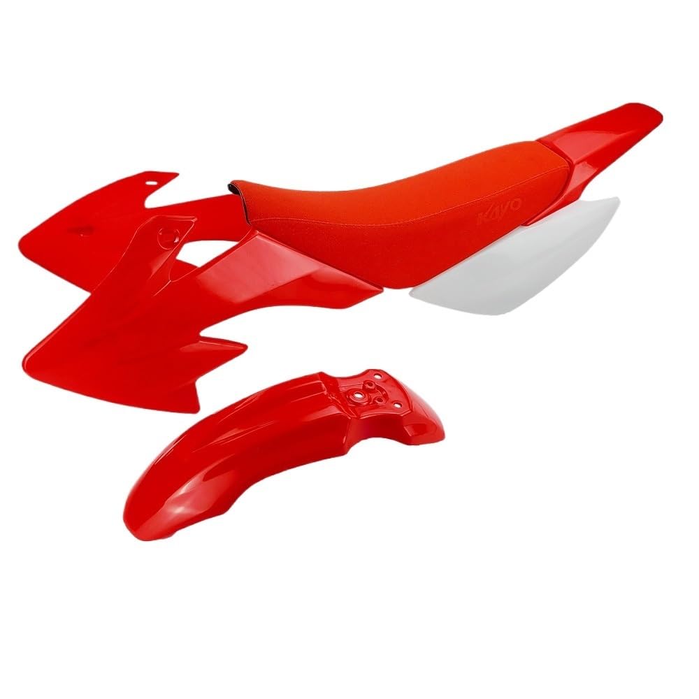 Selle givrée et carénage CRF rouge pour vos sorties tout-terrain en 90cc - 7