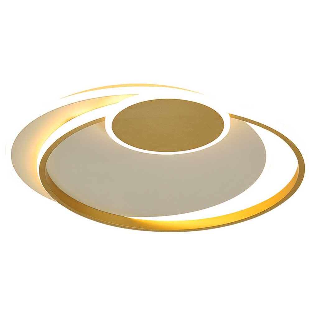 Plafonnier créatif moderne tricolore avec système d'éclairage encastré réglable