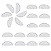 Produktbild 10 Paare Adhesive Nasenpads Anti Rutsch Silikon Brillen Pads für Gläser Sonnenbrille Brille