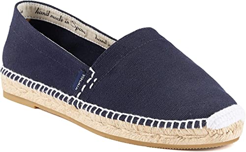 VISCATA Begur Canvas Slip On Espadrilles Handmade 2 ½” Heel Men's Espadrilles with Breathable Cotton Canvas and 100% Natural Jute Insole for All Casual Occasions4