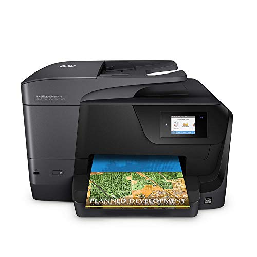 HP Officejet Pro 8710 All-in-One - Impresora multifunción color wifi fax, color negro