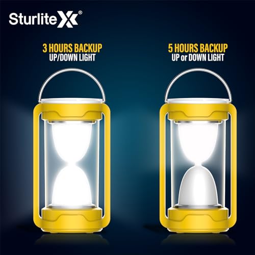 Image of Sturlite Moz 18W LED Portable Lantern| 360 Light Spread| 2200mAh Rechargeable Li-ion Battery| Upto 5Hrs Long Battery Back Up| 2 Brightness Modes LED Lamp - (Pack of 1)
