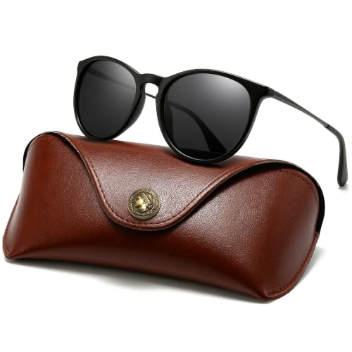 Image of SUNGAIT Premium Vintage Round Sunglasses for Women Men Classic Retro Trendy Style