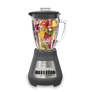 Oster® Classic Series 8-Speed Blender with 6-Cup Glass Jar, Gray