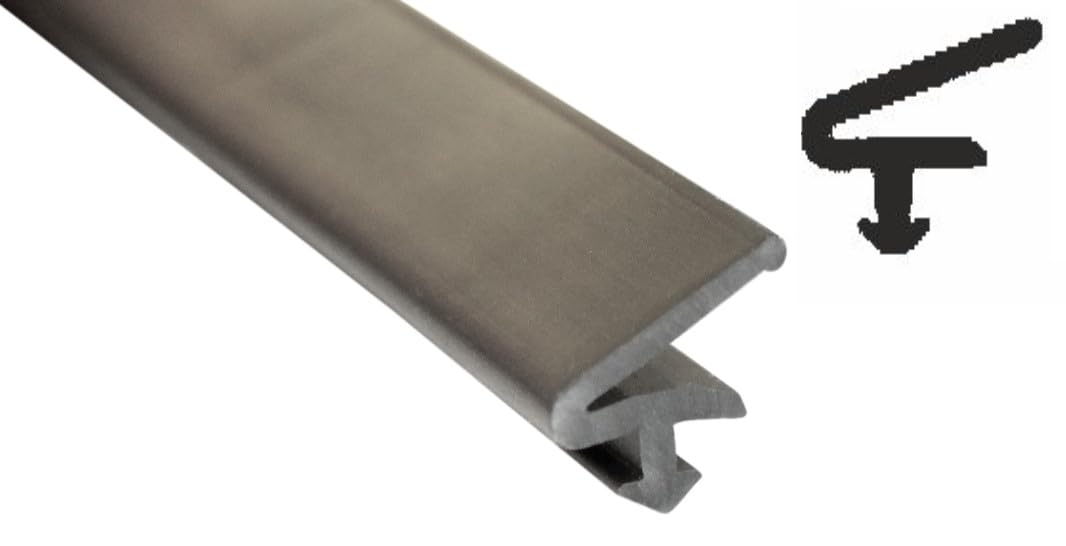 SN-TEC Fensterdichtung/Renovierungsdichtung/Fenstergummi SD 5121 für 1,5 bis 3,6mm Nut z.B. für Kömmerling Fenster, Farbe: Schwarz (50 Meter)