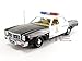 1977 Dodge Monaco Metropolitan Police with T-800 Endoskeleton Figure - The Terminator (1984), Artisan Collection, Doors Open to Reveal Detailed Interior, Authentic Decoration, Officially Licensed, C