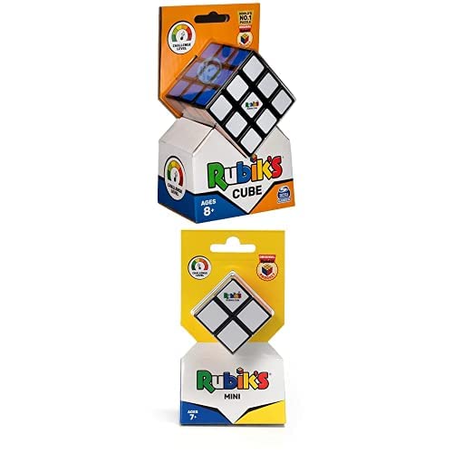 Rubik's - Cubo DE Rubik 3X3 + Cubo DE Rubik 2X2 Original - Juego de Rompecabezas - Cubo Mágico para Desafiar la Mente - Juguetes Niños 8 años +