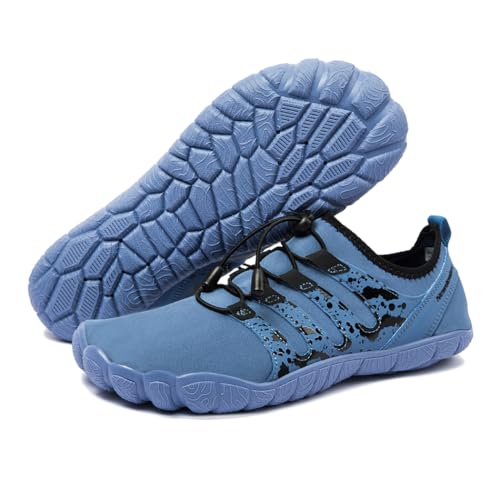 Image of Men's Hike Barefoot Quick-Dry Sports Shoes Wide Toe Aqua for Swim Diving Surfing Kayaking Pool Beach Walking