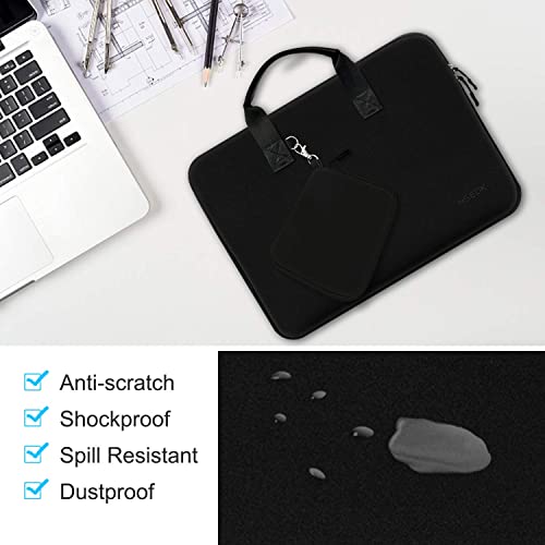HSEOK 11.6 12.9 13 inch Elastic Laptop Sleeve with Small Case Compatible with 13 inch MacBook Neo Air Pro M5/M4/M3/M2/M1 - Image 4