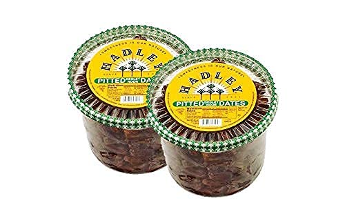 Al Amin Foods Hadley Dates Organic Pitted Deglet Noor Dates 2.5LBS each 2 Pack
