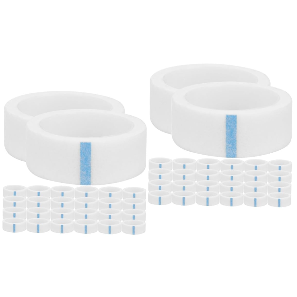Didiseaon 40 Rollos extensiones de pestañas suministros de color suministros de pestañas suministros para extensiones de pestañas para extensiones de pestañas Fácil de rasgar