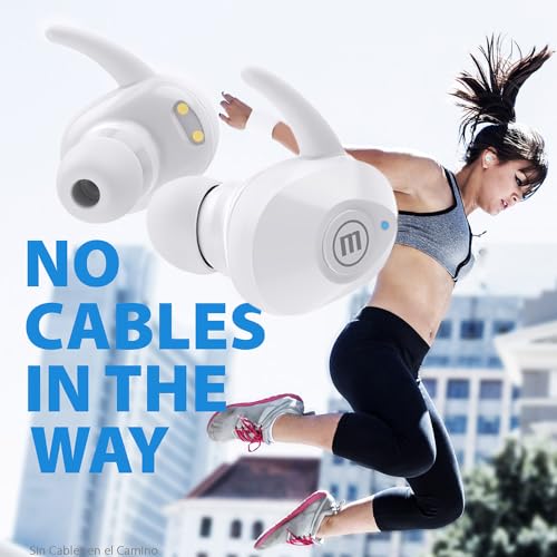 Image of Maxell Jelleez True Wireless Earbuds, White