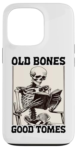 Old Bones Good Tomes Book Lover Bookworm �X�P���g���u�b�N �X�}�z�P�[�X iPhone 13 Pro �p