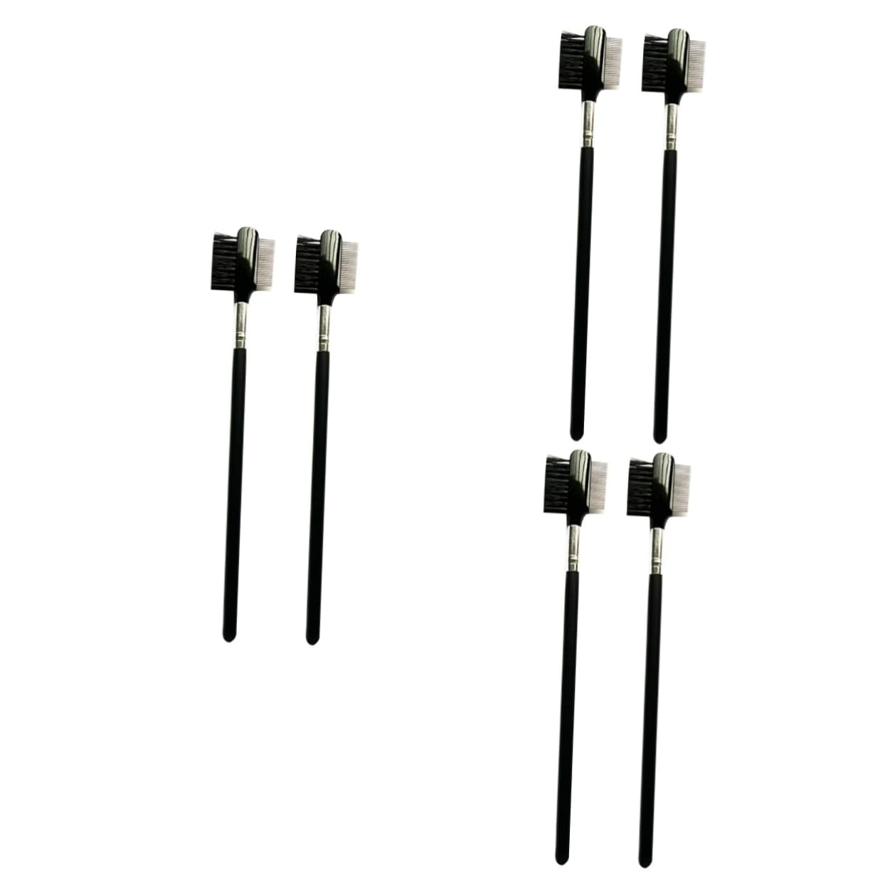 Didiseaon 3sets Double-ended Brow Brush Set Multi Functional Eyebrow Tool Comb for Women Girls 2pcs*3