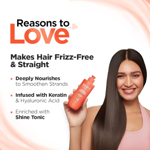 BBlunt Advanced Smoothening Serum Cream with Keratin & Hyaluronic Acid - 200 ml | Makes Hair Frizz-Free & Straighter | Deeply Nourishes | Adds Spectacular Shine | For Men & Women - Image 3