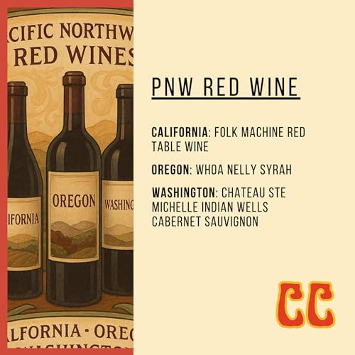 『154 - Red Wines of the Pacific Northwest』のカバーアート
