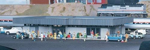 Walthers Scala Ho Kit di Costruzione Stazione Amtrak Station
