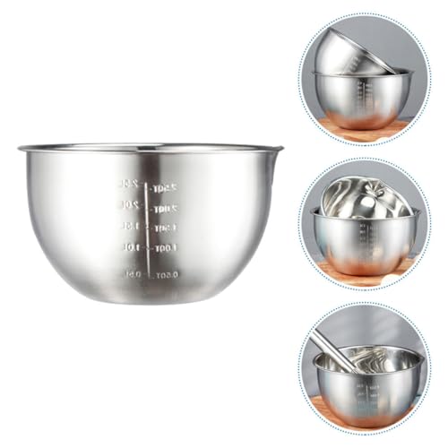 Tazón para mezclar de acero inoxidable 2.5L diámetro 20cm miniatura 7