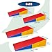 LICOME Gymnastics Inclined Mat Cheese Wedge Skill Shape Tumbling Mats Foldable Design for Home Fitness, Training, Dance Yoga Stretchin(180x90x40(70.9x35.4x15.7in))