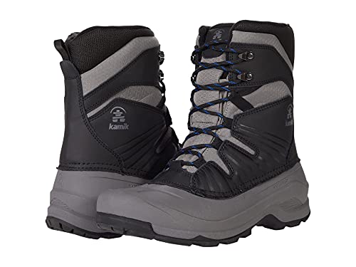 Image of Kamik Iceland Men's Snow Boots, Waterproof Seam-Sealed Leather & Rubber Shell, HEAT-MX Insulation, Fleece Lining, Winter Traction