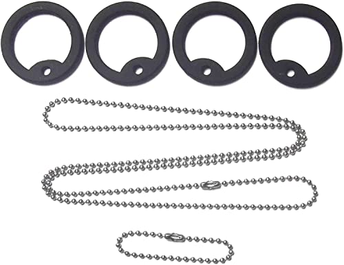 Dog Tag Tune-up Repair Kit Silencers & Stainless Chains 27