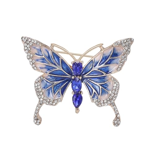 Image of Insect Animal Brooch Pin for Women Rhinestone Lapel Pins Vintage Brooches for Costume Accessories