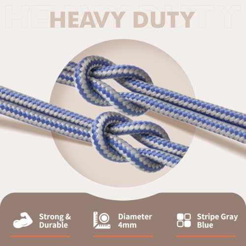 Image of Stepace 2 Pairs Round Heavy Duty Boot Laces for Hiking and Work Boots