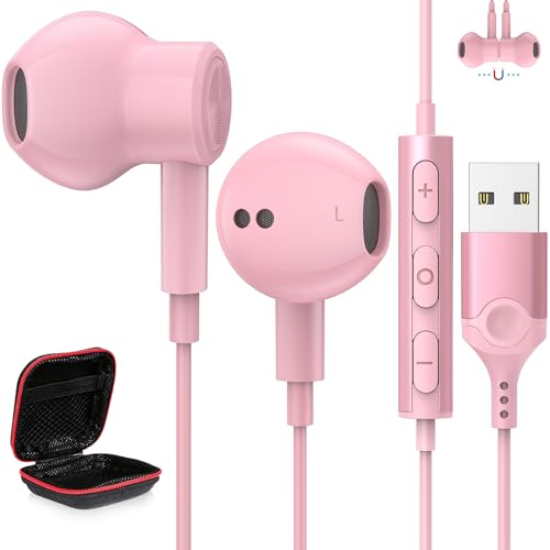 USB Cz }CNt PC p\Rp Cz USBڑ LwbhZbg Ci[C[^ 2.3M HIFI ʘb\ dቹ PS4 PS5/fXNgbv/bvgbv/^ubgȂUSB-A[qΉ e[N/WEBc/Zo