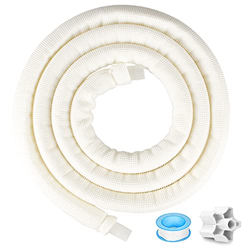 Dehumidifier Drain Hose 6.65 Feet x 5/8 inch, Hose and Adapter, Short Garden Water Hose