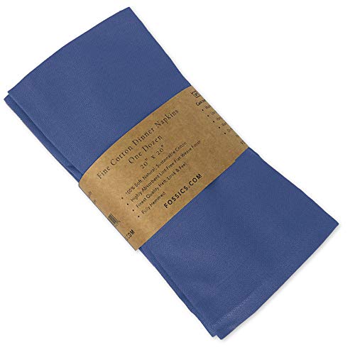 Fossics Designer Cloth Napkins, 12-Pack | 20 X 20 Inches #TOP1