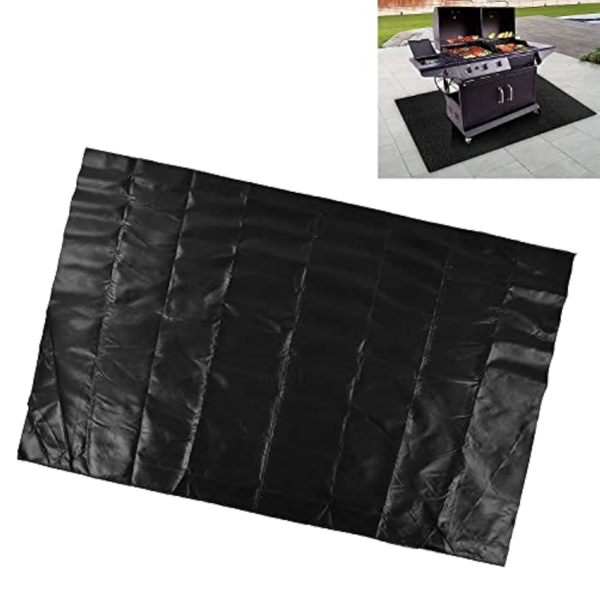 Generic Grill Mat, Fireproofing Durable Floor Mat for Lawn Outdoor Fireplace