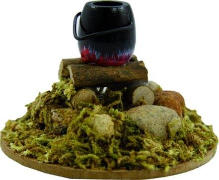 Unbekannt Miniatur Modell Lagerfeuer – 9,8 X 5 X 9 Cm, Zubehör Für Dioramen