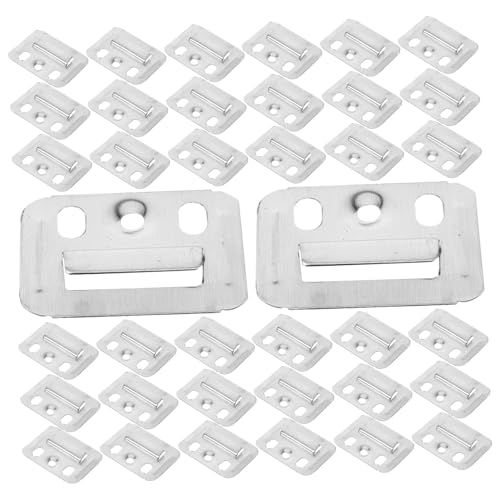Image of DOITOOL Heavy Duty Mirror Hanging Hardware Whiteboard Mounting Clips 100pcs Wall Panel Buckle Kit