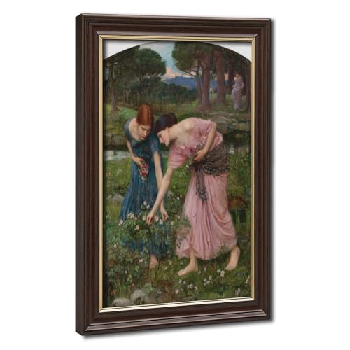 Gather Ye Rosebuds impressions sur toile poétiques par John William Waterhouse