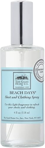 The Good Home Company Beach Days - Spray de lino natural y habitación, aerosol esencial para la relajación del sueño, ambientador perfumado para
